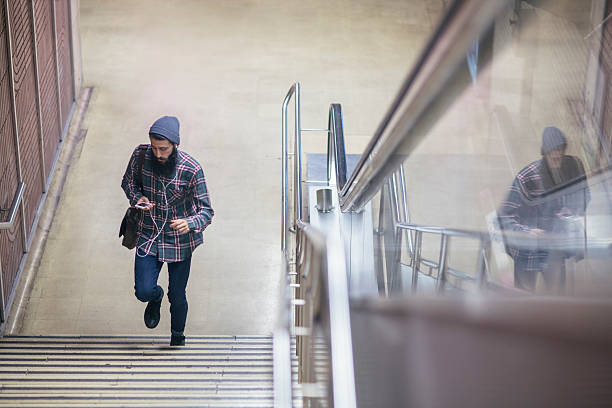 istock In a hurry up the stairs 485026560