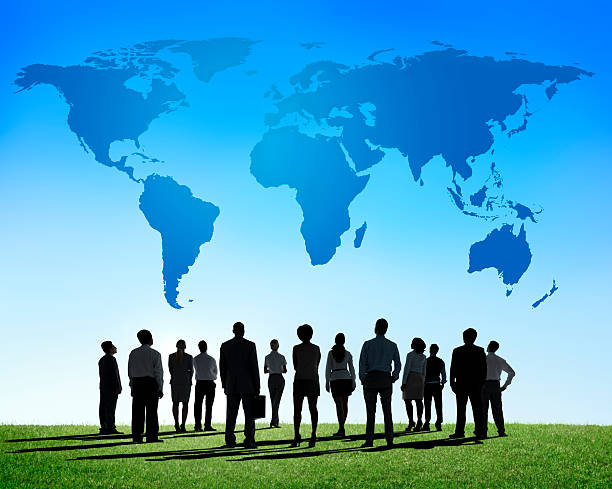 istock Global Business Communication International Connection Concept 485027552