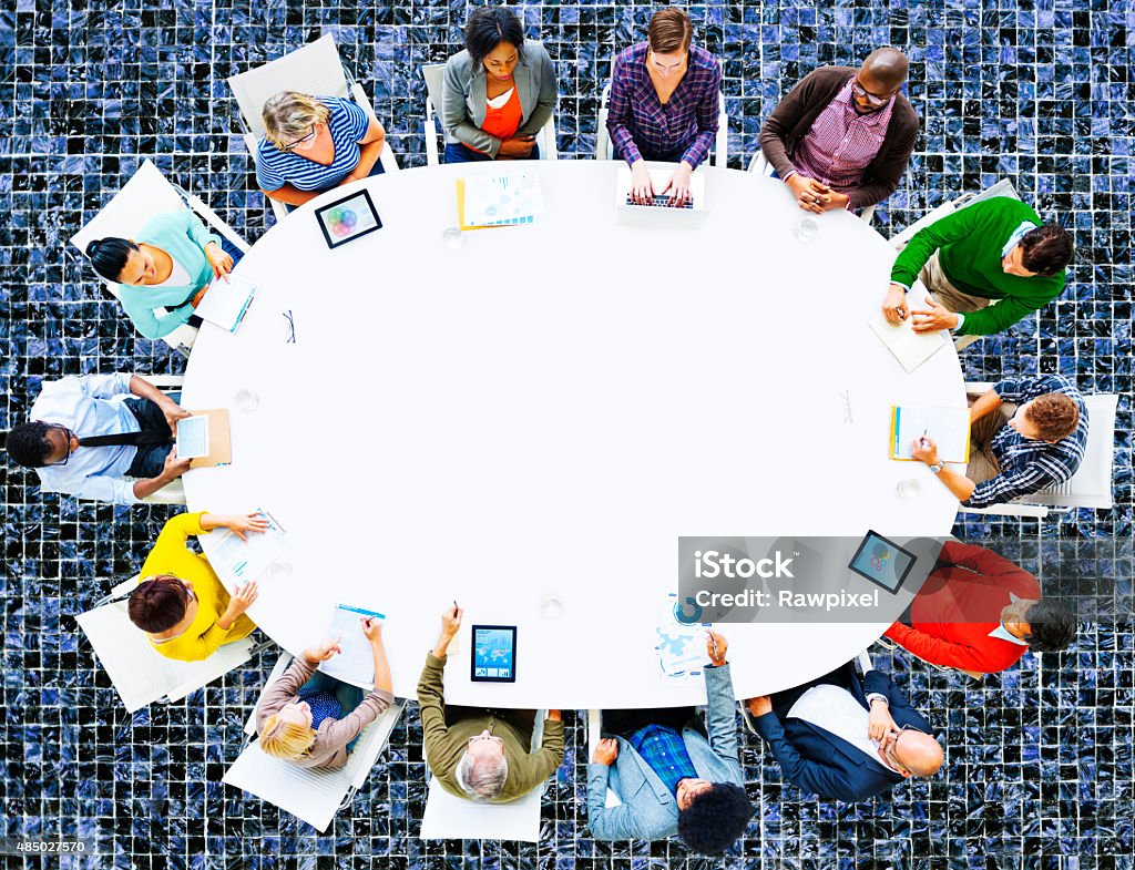 Group of People Business Meeting Brainstorming Concept Ceramic Tile Wall Scratched Background Texture Concept 2015 Stock Photo