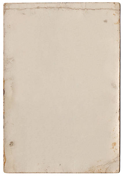 istock Old blank photo isolated on white 485030554