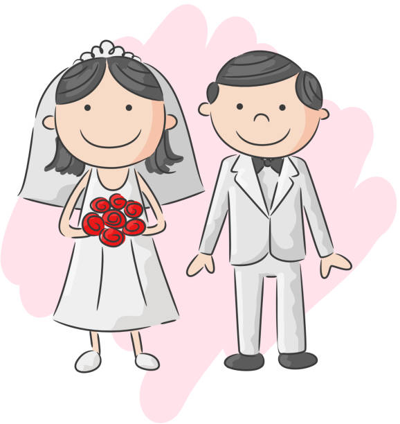 Ilustración de Dibujos Animados De Novios y más Vectores Libres de Derechos de 2015 - 2015, Adulto, Alegre - iStock Ilustración de Dibujos Animados De Novios y más Vectores Libres de Derechos de 2015 - 2015, Adulto, Alegre - iStock