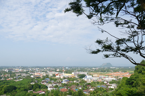 view of Phatthalung city in southern part of Thailand