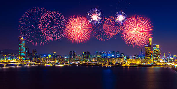 istock Firework festival in Korea. 485046124