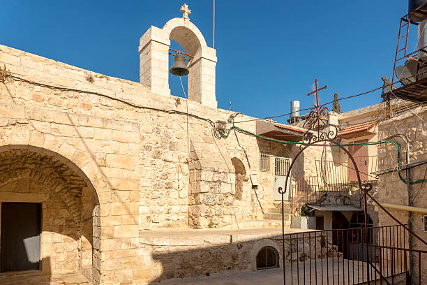istock The famous ancient Christian church in Jerusalem 485048002