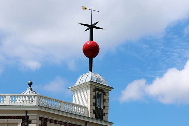 그리니치 표준시 ball - royal observatory 뉴스 사진 이미지