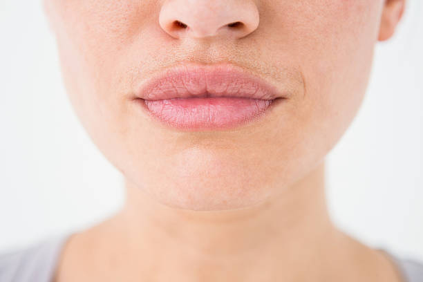 istock Woman with luscious lips 485052128
