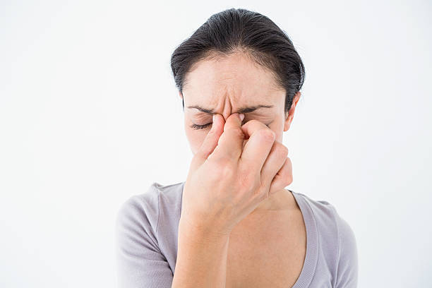 istock Depressed woman frowning 485052168