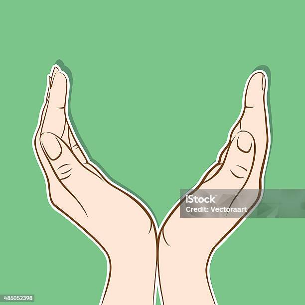 Hand Vector Catching Catching Position Hand Design Stock Illustration - Download Image Now ...