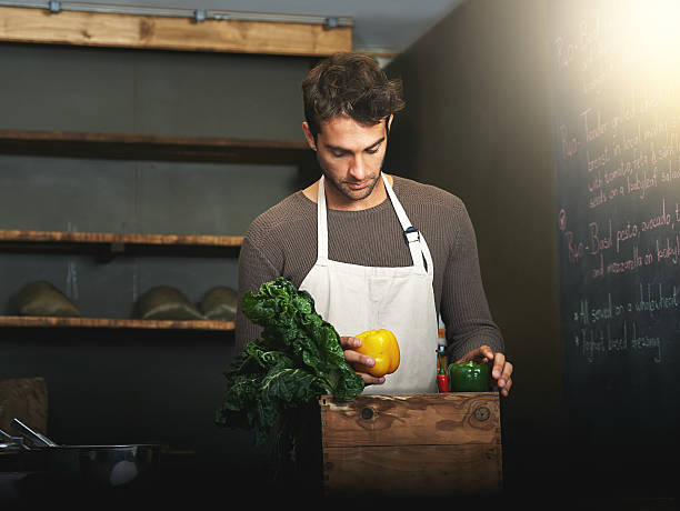 istock He uses only the freshest ingredients 485053192