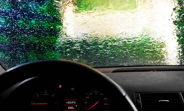istock with the car at car wash 485054520