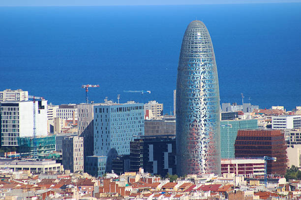 istock Aerial View of Barcelona, Spain 485057484