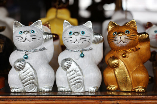 Wooden Cats