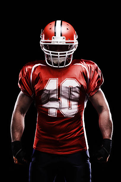 istock Physically strong sportsman standing 485060166