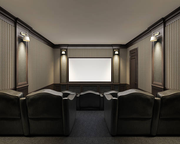 istock Interior of a home theater 485062132