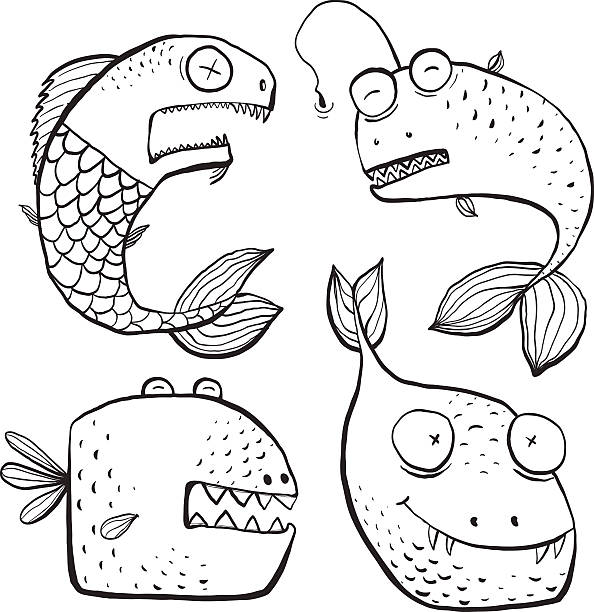 Scared Fish Line Drawing 100+ Child Scared To Swim Stock Illustrations, Royalty-Free Vector ...