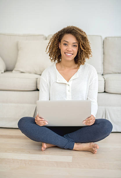 istock Woman working on a laptop at home 485072774