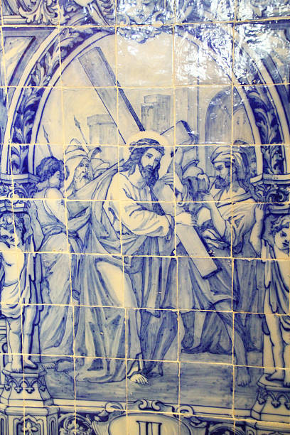 istock Tiles hand painted, Portugal. 485076878