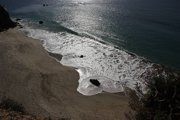 istock Pacific shoreline in Malibu, California 485077398