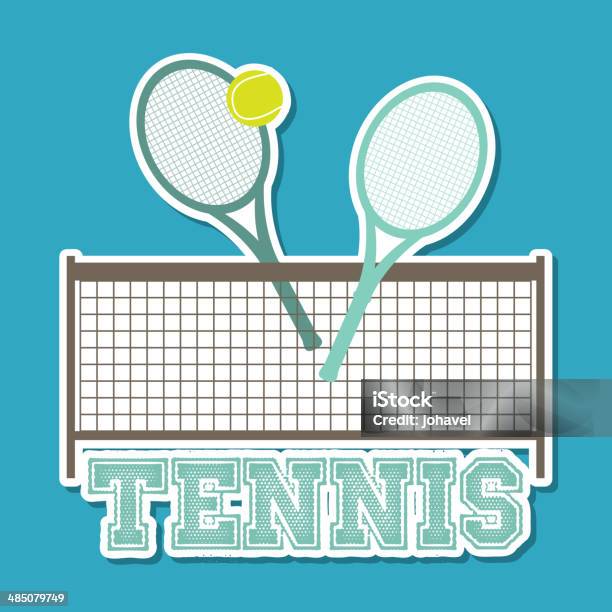 Tennis Blue Stock Illustration - Download Image Now - Activity, Competition, Design