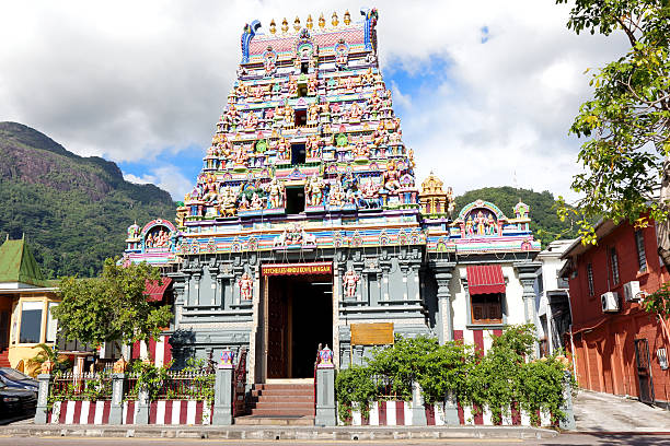 Arulmigu Navasakti Vinayagar Temple in Victoria, Mahe Island, Seychelles.