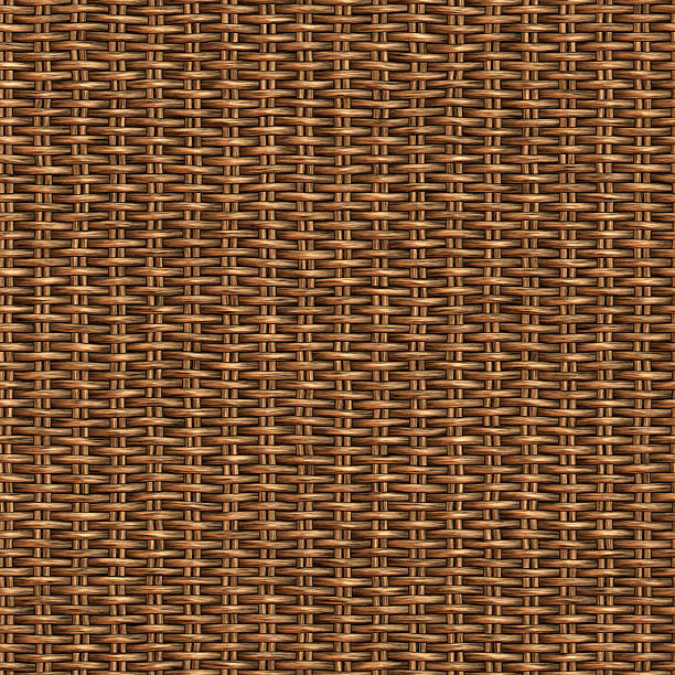 Wicker Seamless Pattern Basket Woven Seamless Pattern Illustration interlace format stock pictures, royalty-free photos & images