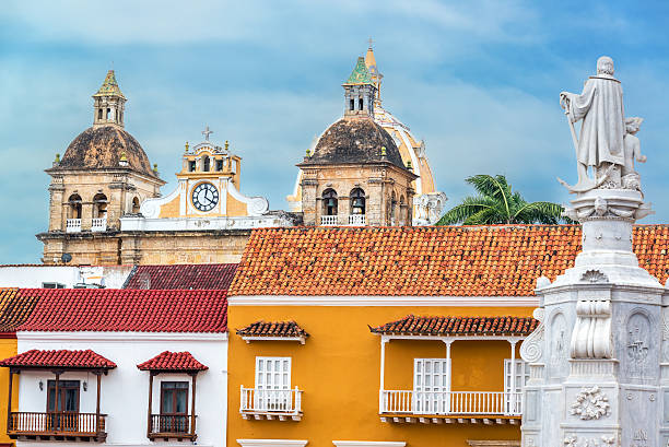 istock Colonial Buildings and Church 485111347