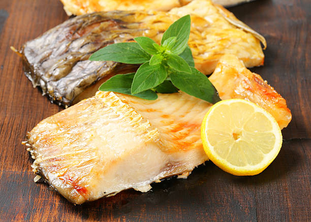 istock Oven roasted carp fillet 485111566