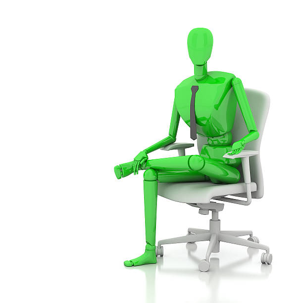 istock 3d businessman doll is sitting on chair 485112007