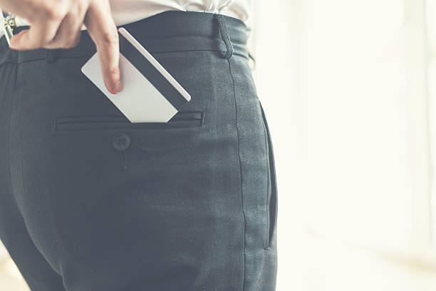 istock Credit card in pocket 485113244