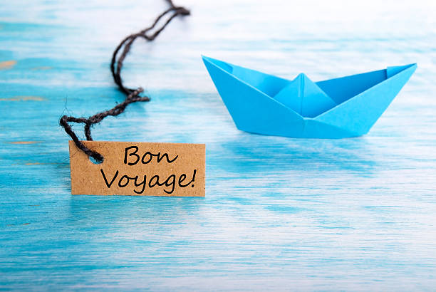 istock Ship with Bon Voyage Label 485114303