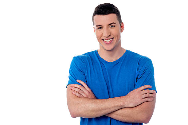 istock Casual man with arms crossed 485114809