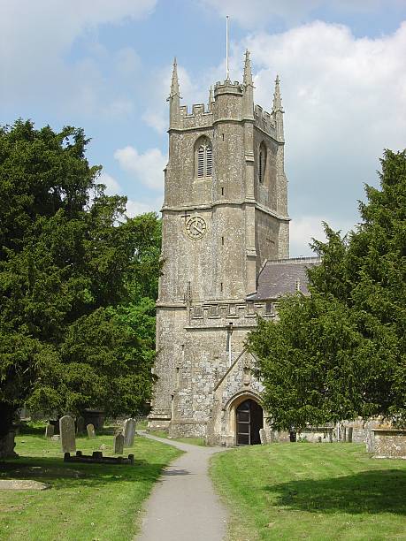istock 15th Century Church Tower, Avebury, Wiltshire, UK 485116619