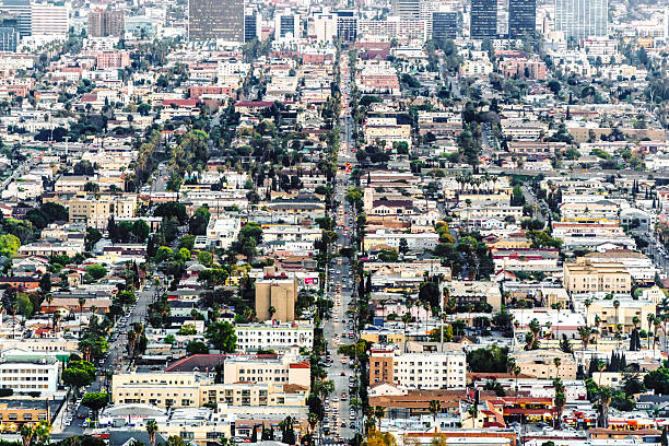istock Los Angeles City Skyline at Dusk 485116878