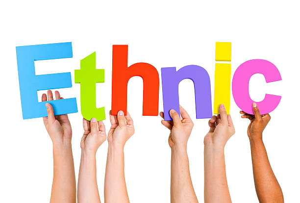 istock Multi-Ethnic Group Of People's Arms Raised Holding Letters That 485117373