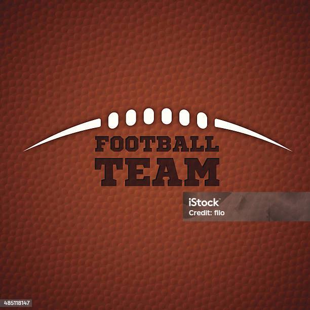 Football Team Stock Vektor Art und mehr Bilder von Football - Spielball - Football - Spielball, Amerikanischer Football, Fußball-Spielball