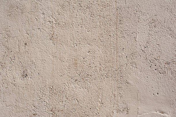 istock Texture of old wall covered with gray stucco 485119946