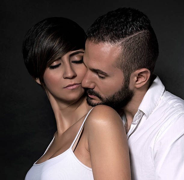 istock Gentle couple portrait 485129298