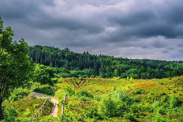 istock Nature in Denmark with dark clouds 485130050