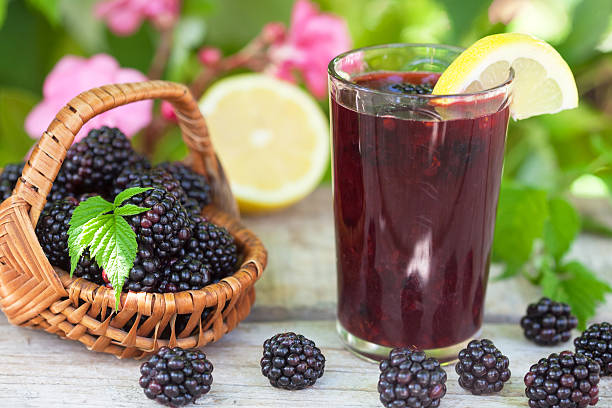 istock Homemade blackberry juice 485130798
