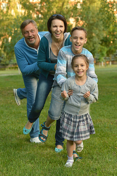 istock Family resting in  summer park 485135236