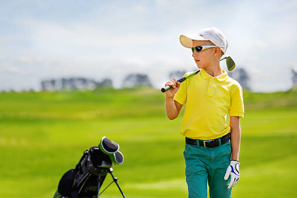 istock Portrait of boy golfer 485135748