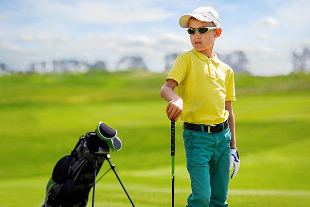 istock Portrait of boy golfer 485135758
