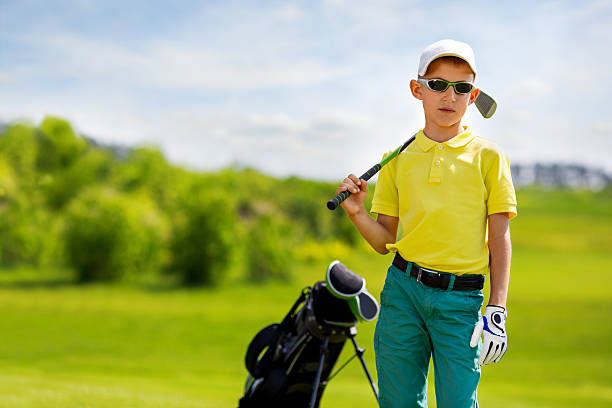 istock Portrait of boy golfer 485135784