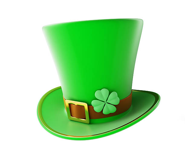 istock St. Patrick's day green hat on a white background 485138634