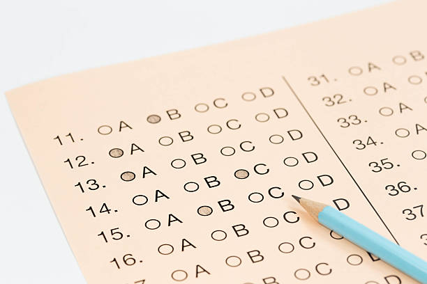 Pencil on Exam Standardized test and pencil personality test stock pictures, royalty-free photos & images