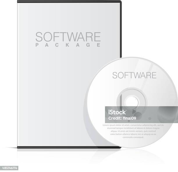 Realistic Case For Dvd Or Cd Disk Stock Illustration - Download Image Now - DVD, CD Case, Packaging