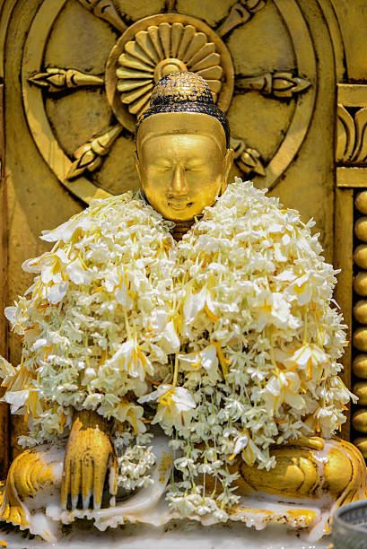 istock Buddha Statue in Botataung Pagoda at Yangon, Myanmar 485146542