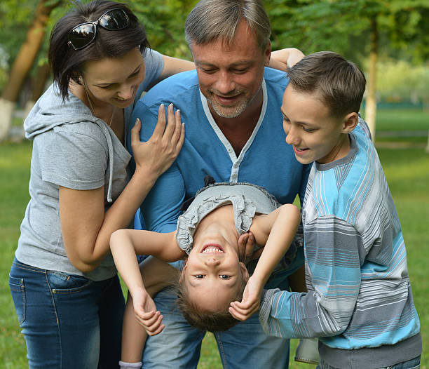 istock Family resting in  summer park 485149080