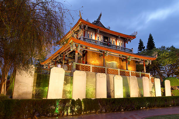 istock Night Scene of Chihkan Tower 485149986
