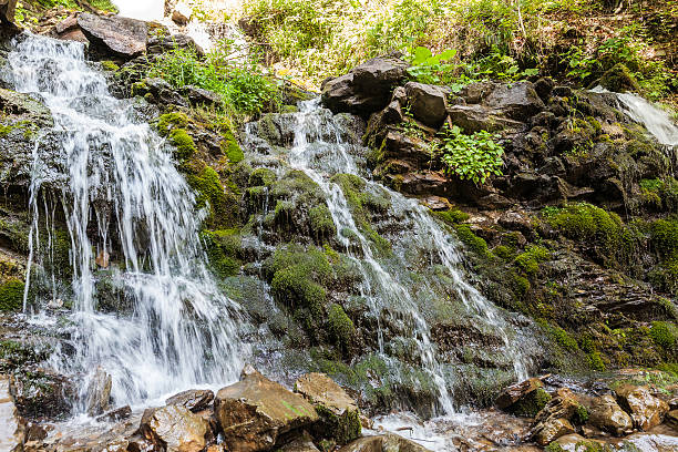 istock waterfall in the Carpathian mountains 485151898